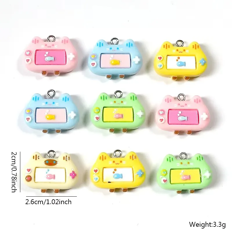 Resin Crafts Diy - 10개들이 대용량 카툰 게임 콘솔 레진
