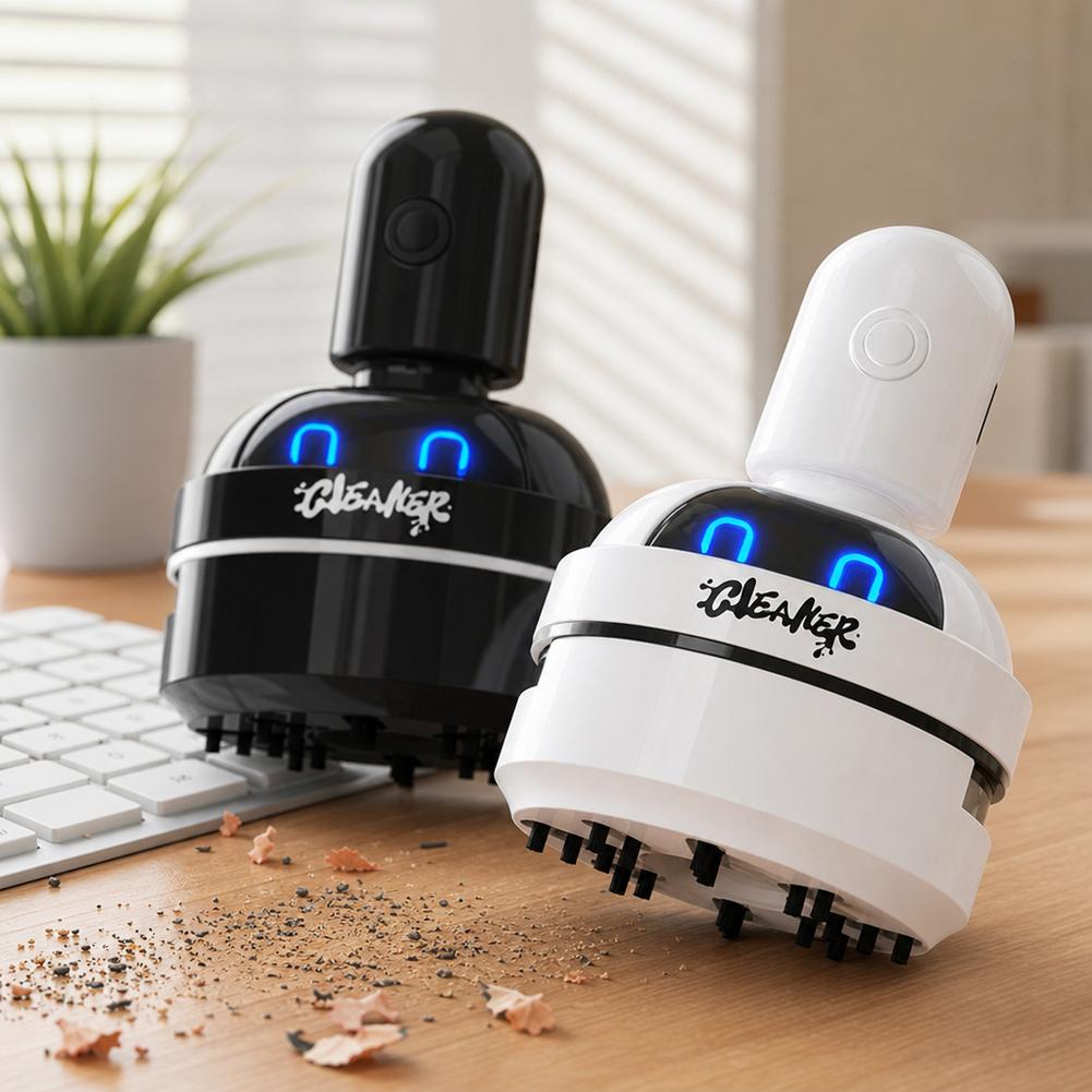 데스크탑용 진공 청소기, 만화 디자인, USB 충전 방 - Vacuum Chamber Small 리뷰 및 가격