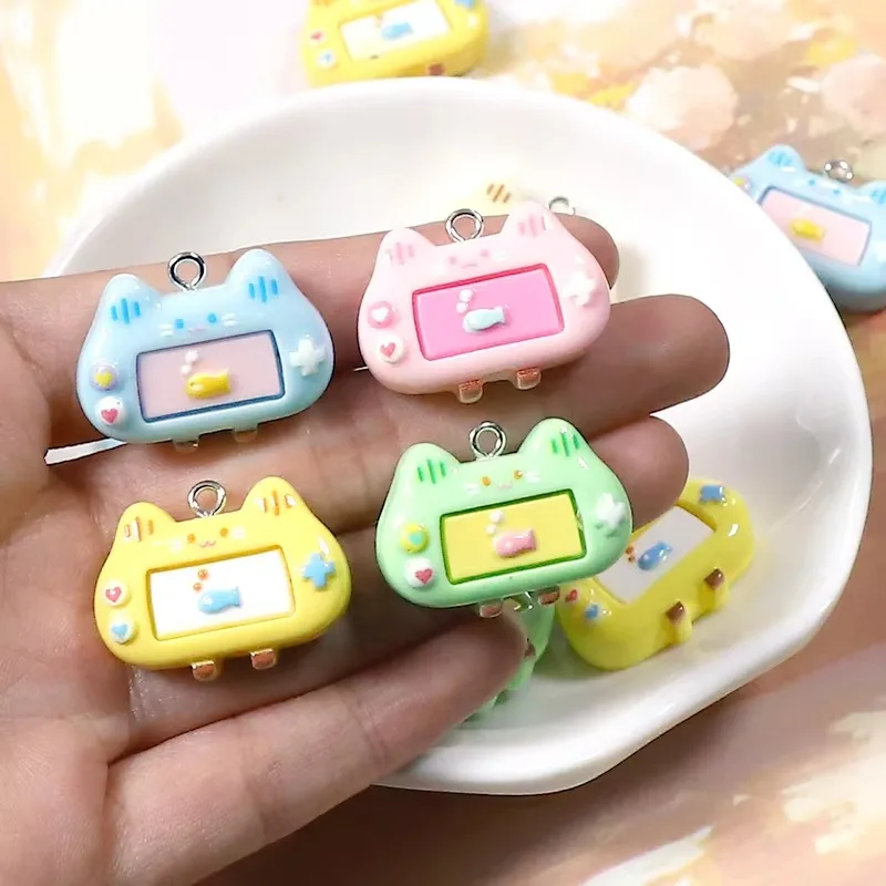 10개들이 대용량 카툰 게임 콘솔 레진 장식, 고양이가 - Resin Crafts Diy 리뷰 및 가격