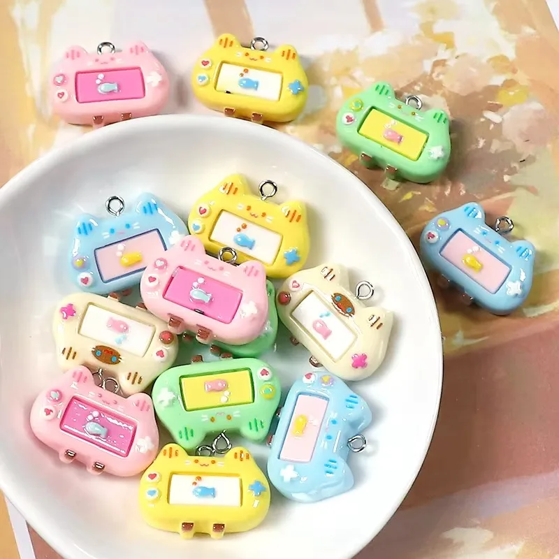 10개들이 대용량 카툰 게임 콘솔 레진 장식, 고양이가 - Resin Crafts Diy 리뷰 및 가격