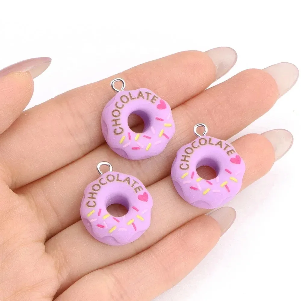 귀여운 3D 빵 모양 도넛 레진 장식 10개 세트, 다 - Resin Crafts Diy 리뷰 및 가격