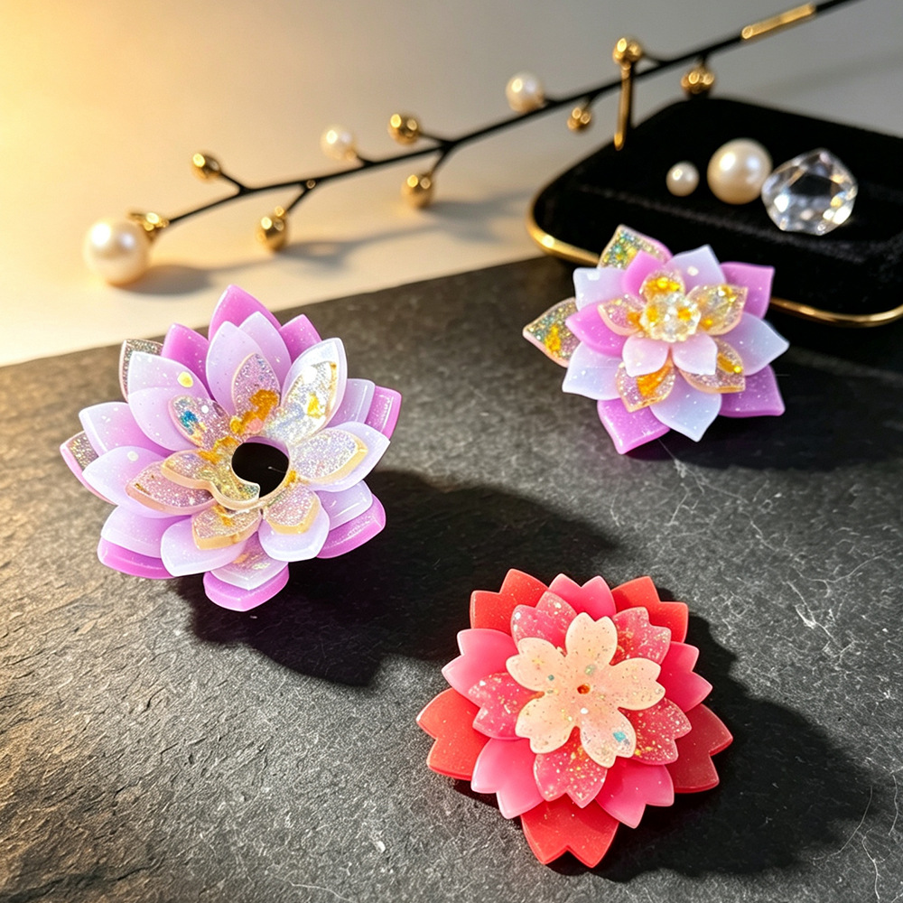 다층 꽃 모양 실리콘 몰드 DIY 에폭시 레진 공예 헤 - Resin Craft Ideas 리뷰 및 가격