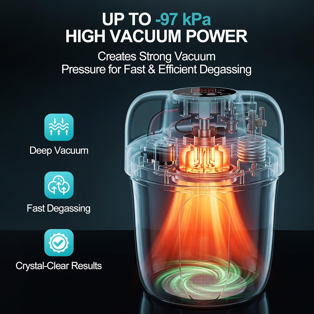 -97kPa 수지 기포 제거 진공 챔버, 디지털 터치  - Vacuum Chamber Small 리뷰 및 가격