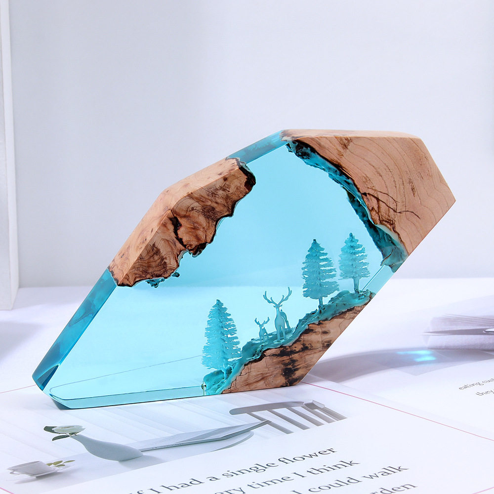숲 속 요정 사슴 데스크탑 장식, 맞춤 제작 가능한 야 - Crafting Resin 리뷰 및 가격