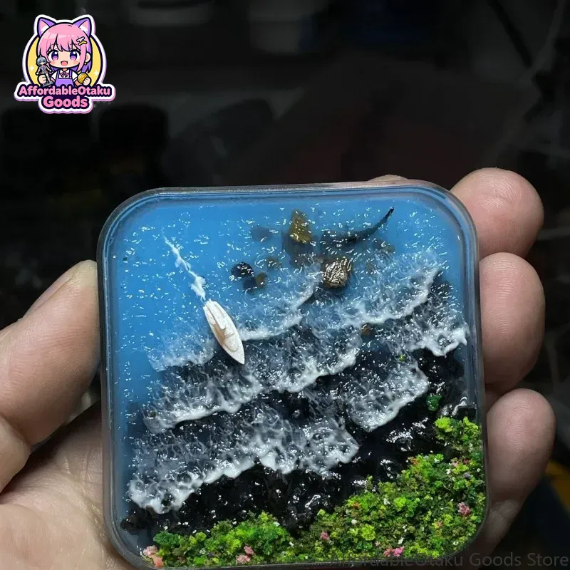 등대와 물고기 풍경을 담은 레진 공예품, DIY 모델, - Resin Crafts Diy 리뷰 및 가격